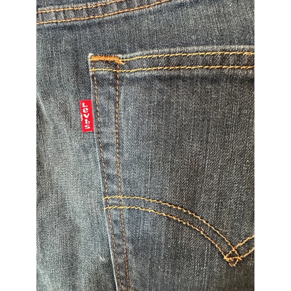 Levis 510 Skinny Fit Jeans Mens 36x30 Medium Wash Blue Denim Pants